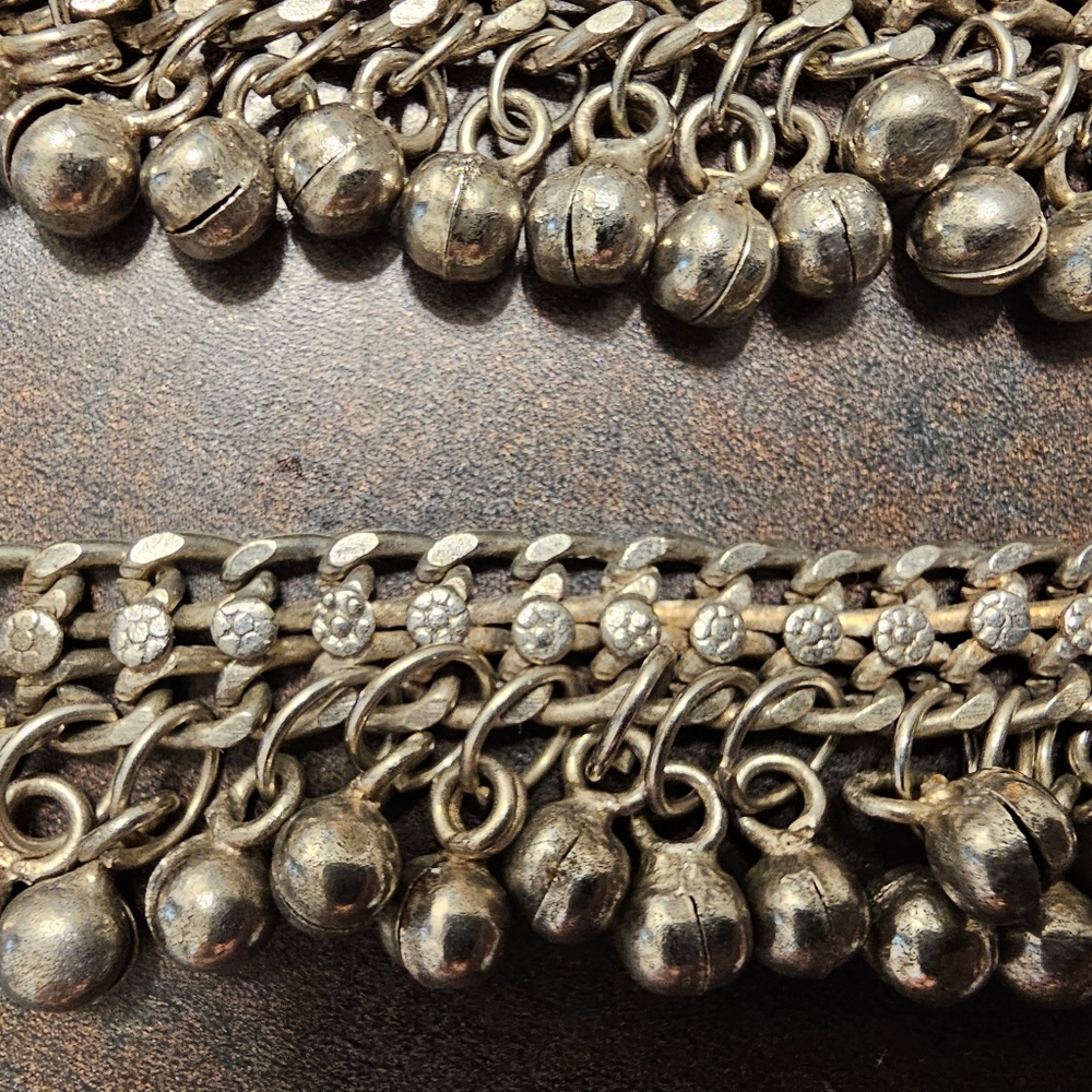 Vintage Silver Chain Anklet ..belly Dancer